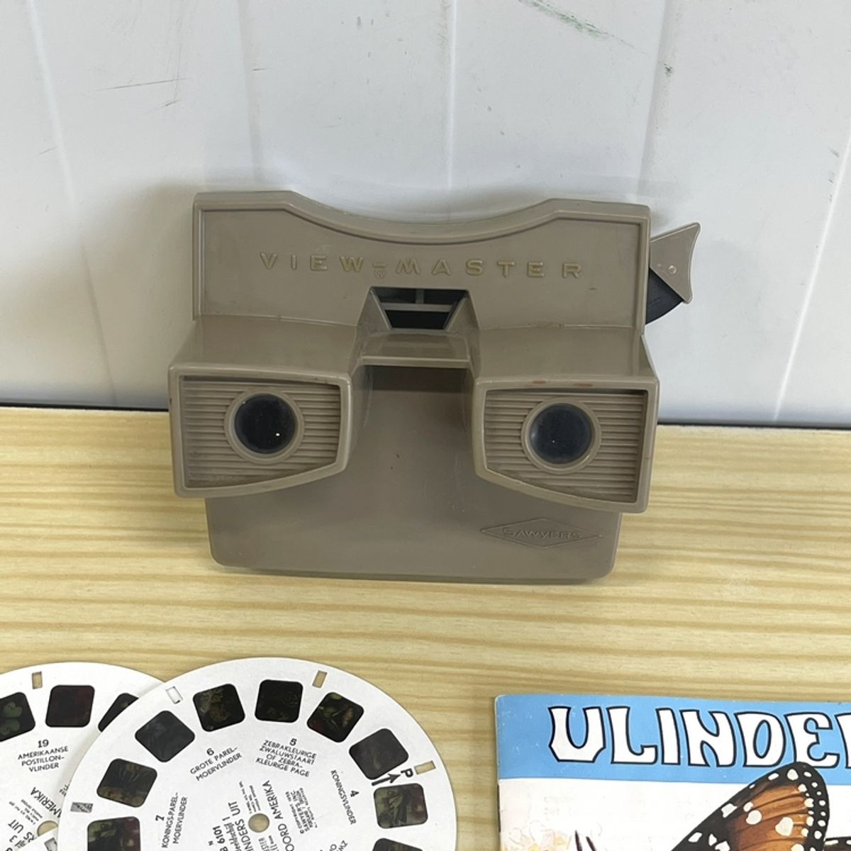 Vintage View-master & 3 Butterfly Plaatjes Vintage Retro image 2