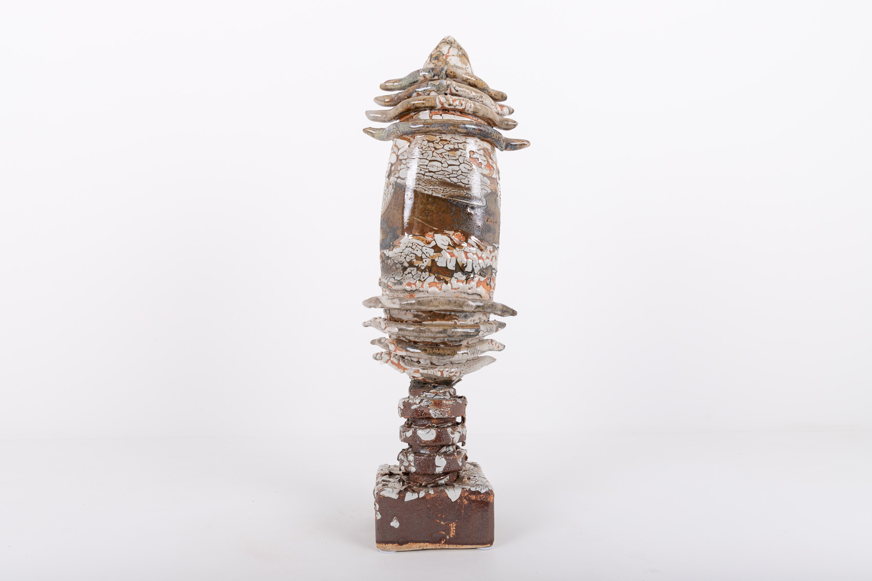 Sicilian Glazed Ceramic Sculpture, Unique Piece image 3