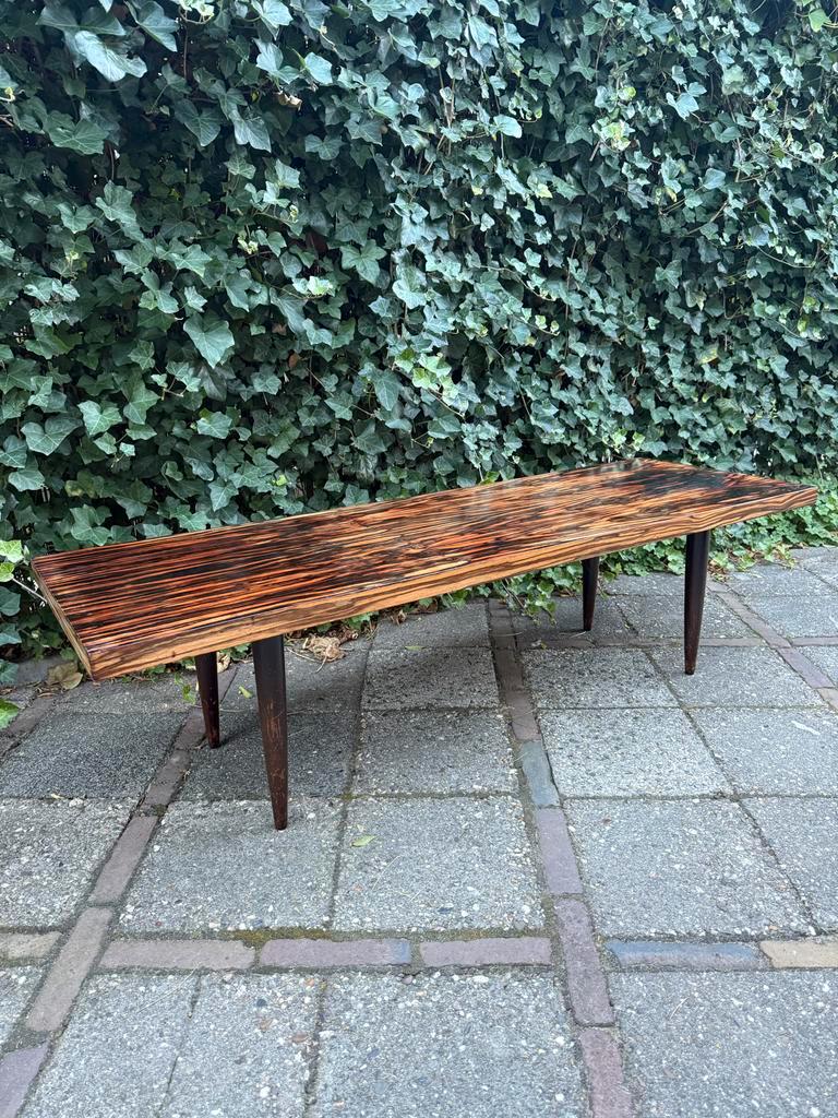 Macassar Ebbenhout Salontafel, Deens Design ‘50/‘60 Vintage image 3