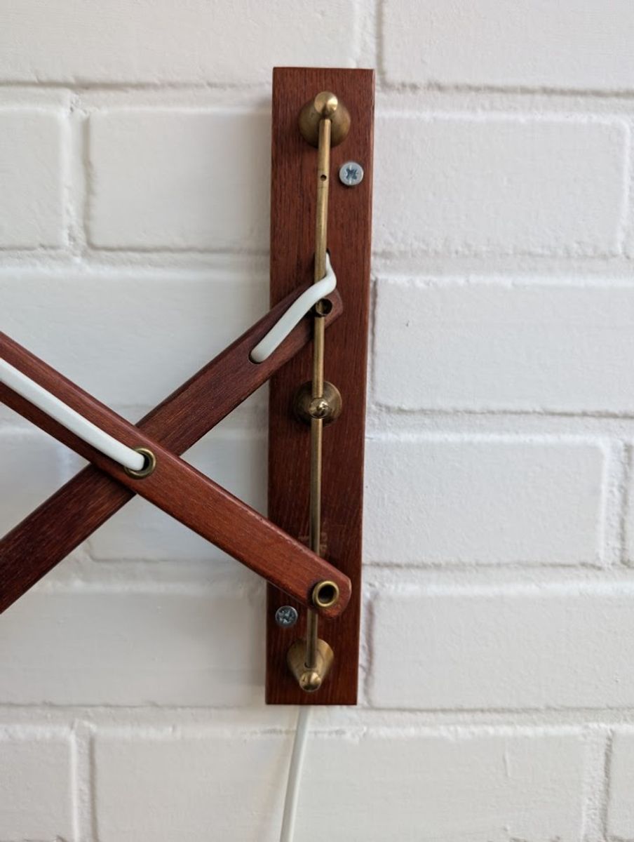 Vintage Schaarlamp, Deens Design, Jaren 60 image 8