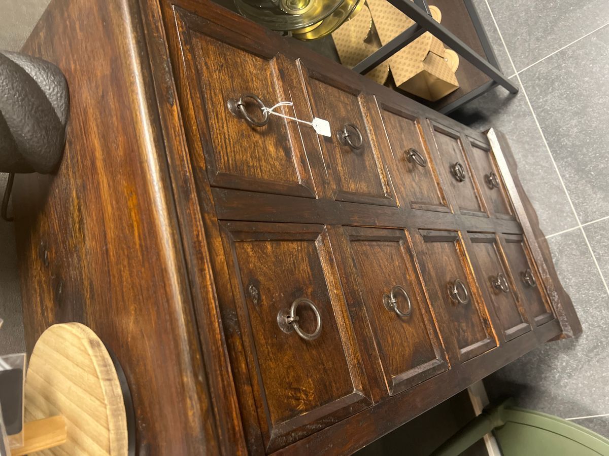 Massief Houten Apotheekkastje Met 12 Laden image 3