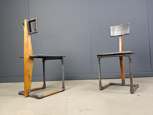 Vintage Industrial Chairs, 1970s - Set Of 4 image 7