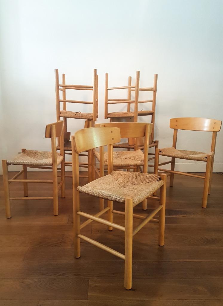 Vintage Deens J39 Stoelen Van Borge Mogensen Voor Fdb Møbler image 6