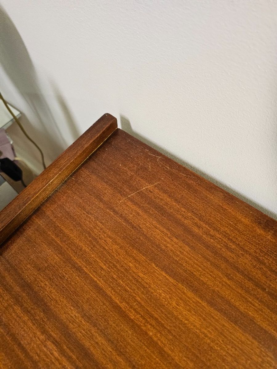 Vintage Teak Fineer Dressoir Lowboard Kast Kastje image 2