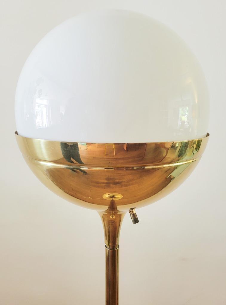 Messing Vloerlamp Van Vereinigte Werkstätten München image 6
