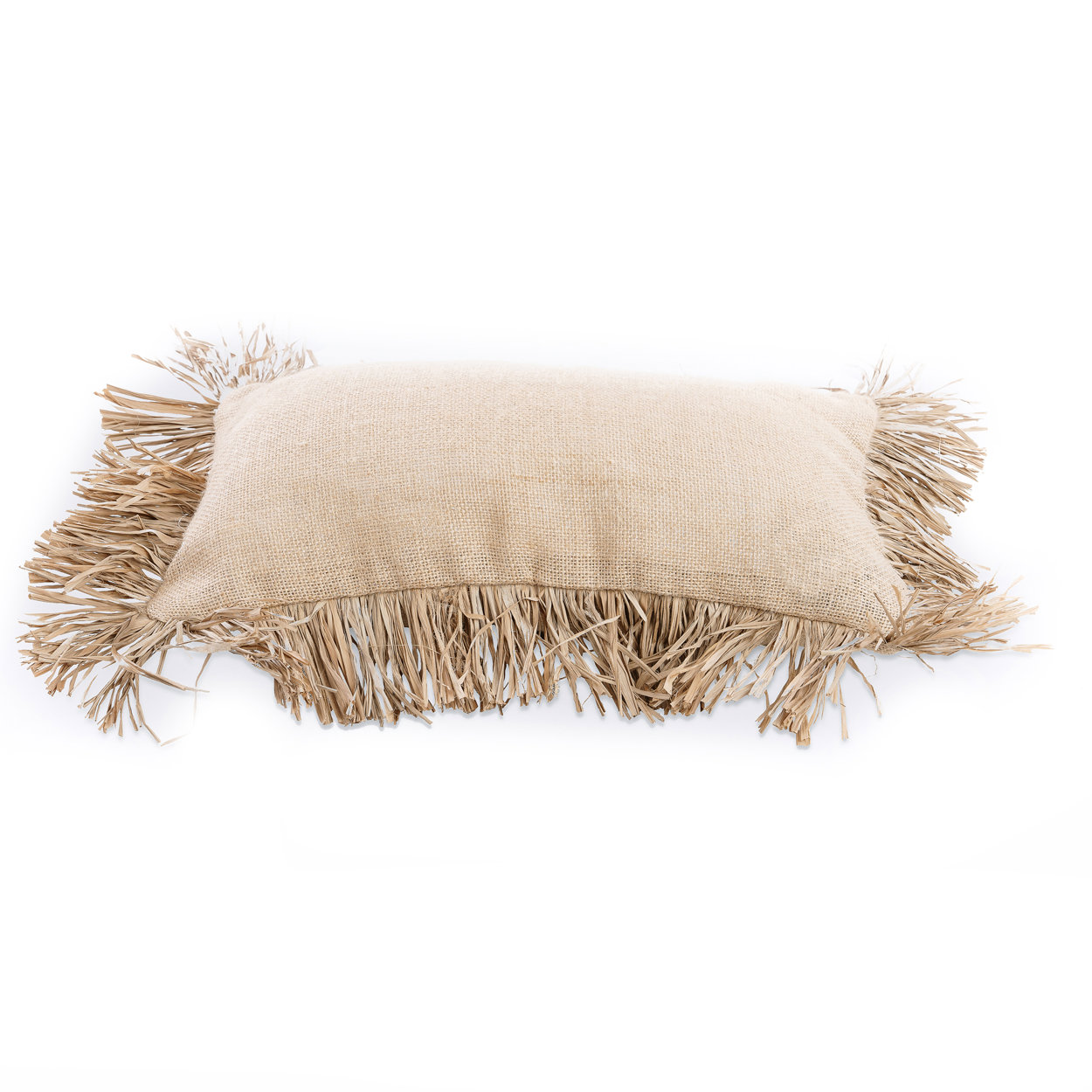 Bazar Bizar |de Jute Bonita Kussenhoes - Naturel - 30x50 image 6