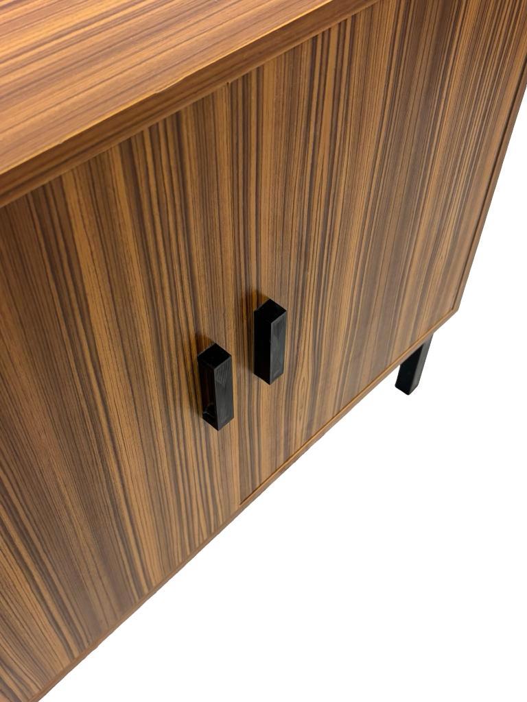 Vintage Kastje Compact Plak Fineer Jaren 70 Design image 20