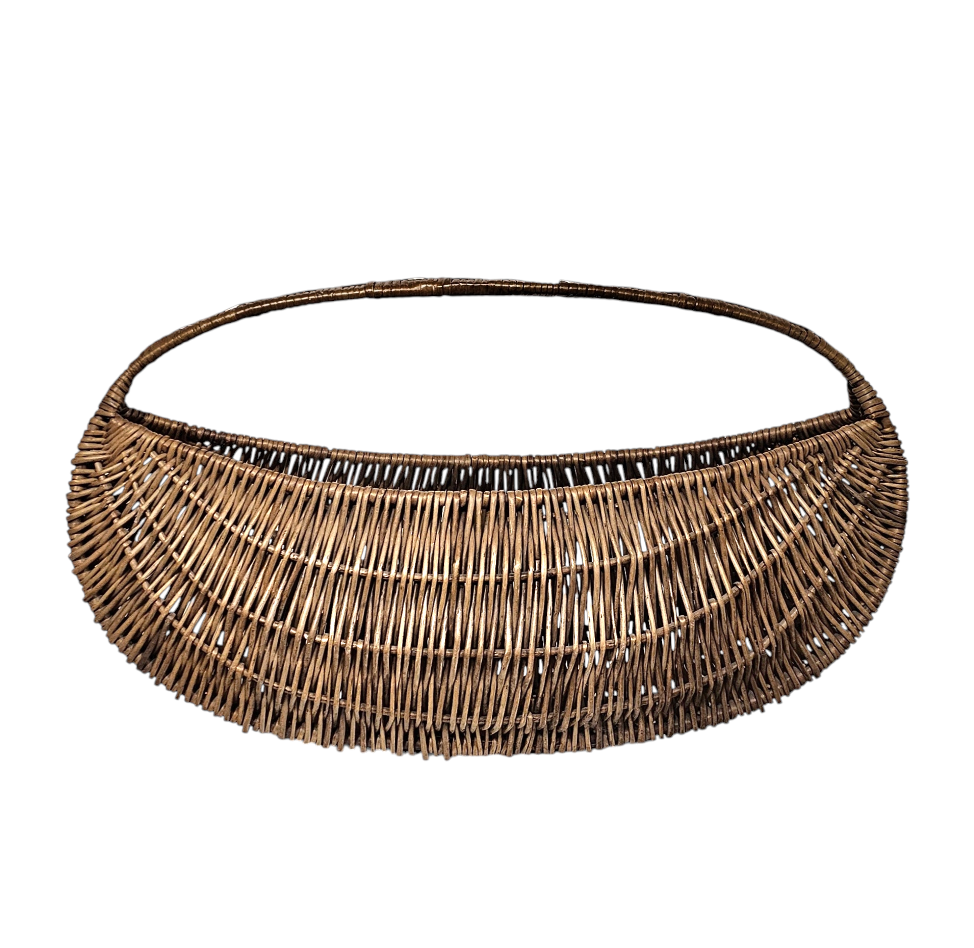 Vintage Woven Wicker Gondola Basket Extra Large image 3