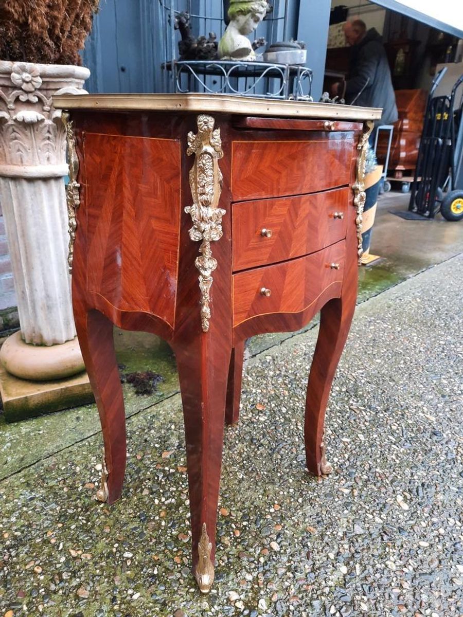 Fraai Ladekastje / Bijzettafel / Haltafel Louis Xvi Stijl. image 4