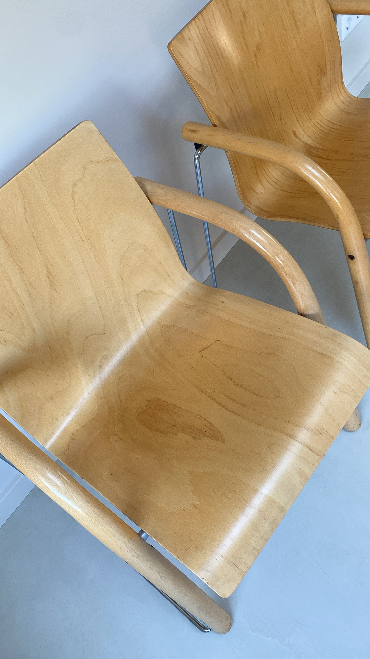 Vintage Houten Thonet Stoelen S320 image 8