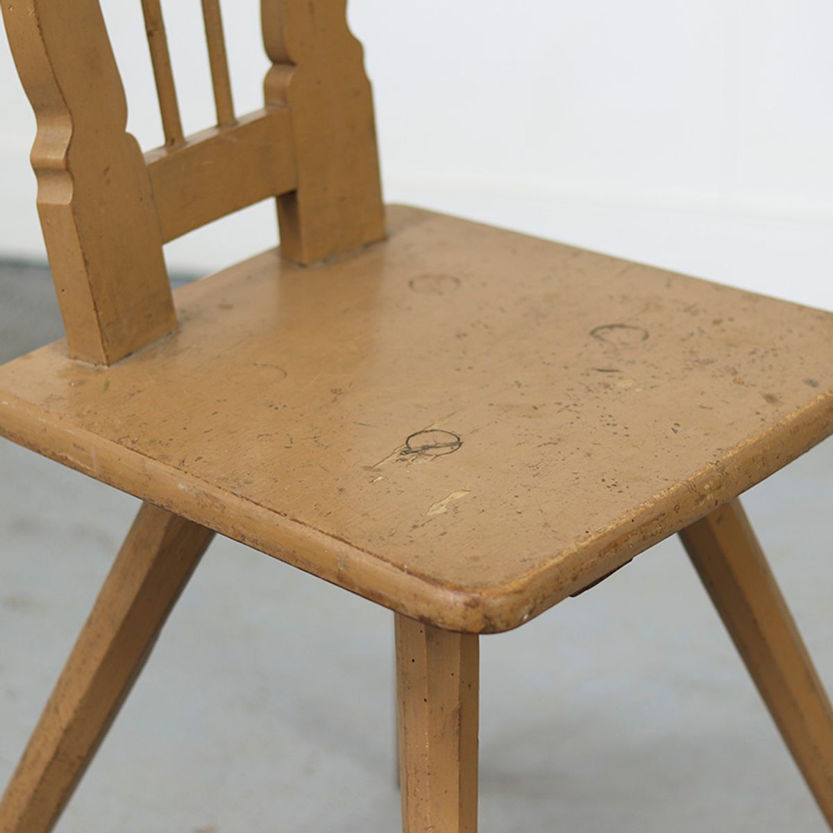 Antieke Wabi Sabi Primitieve Bergstoel image 6