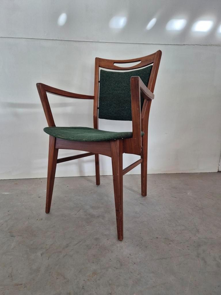 Vintage Deense Teak Stoel Met Armleuningen Design image 2