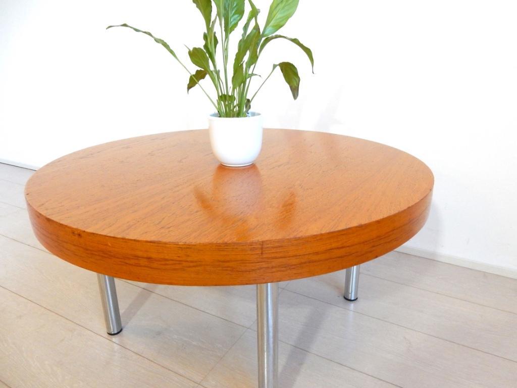 Bekijk Retro Vintage Salontafel Tafel Jaren 60 Rond op Reliving