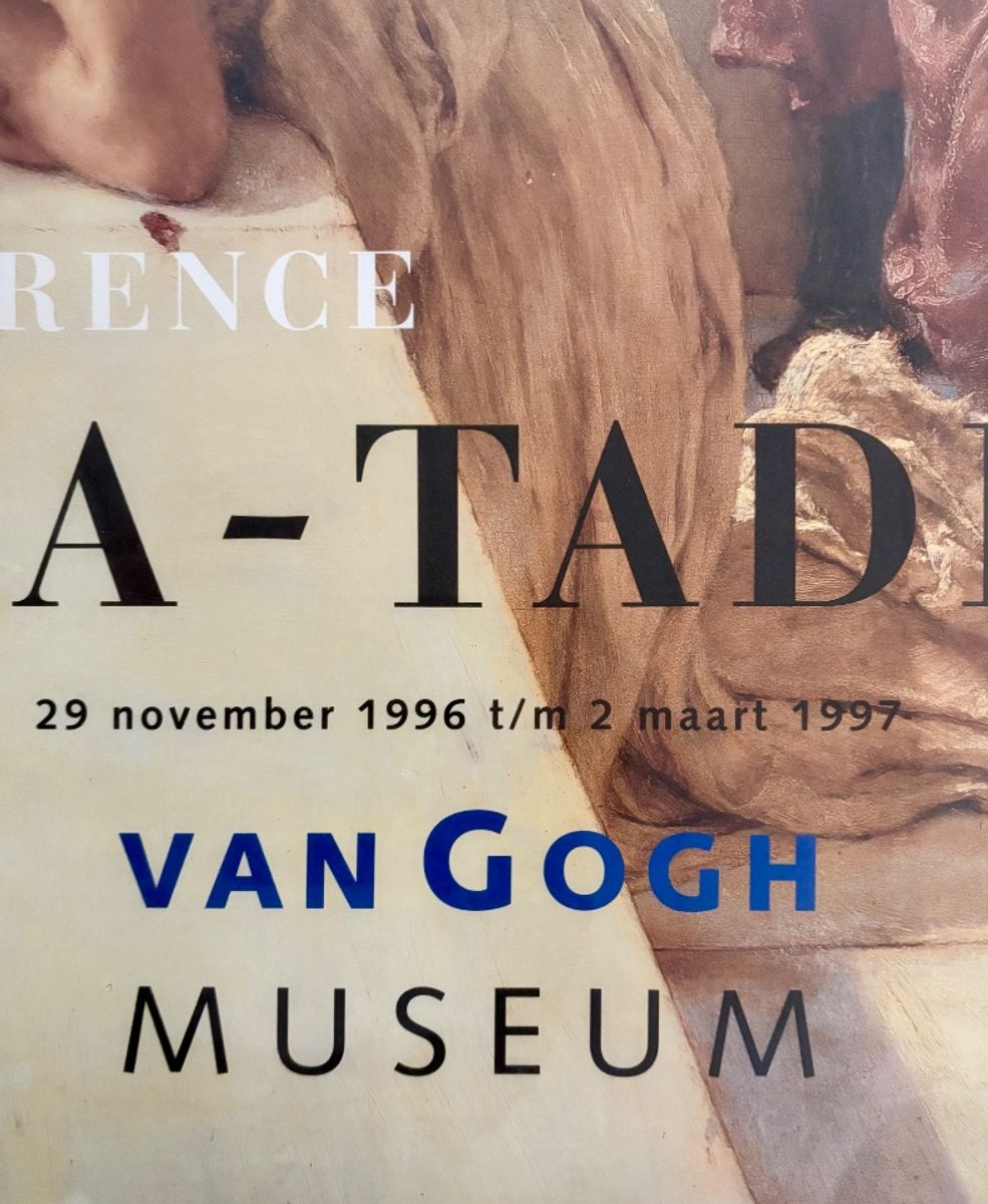 Affiche Alma-tadema Van Gogh Museum 1996 image 5