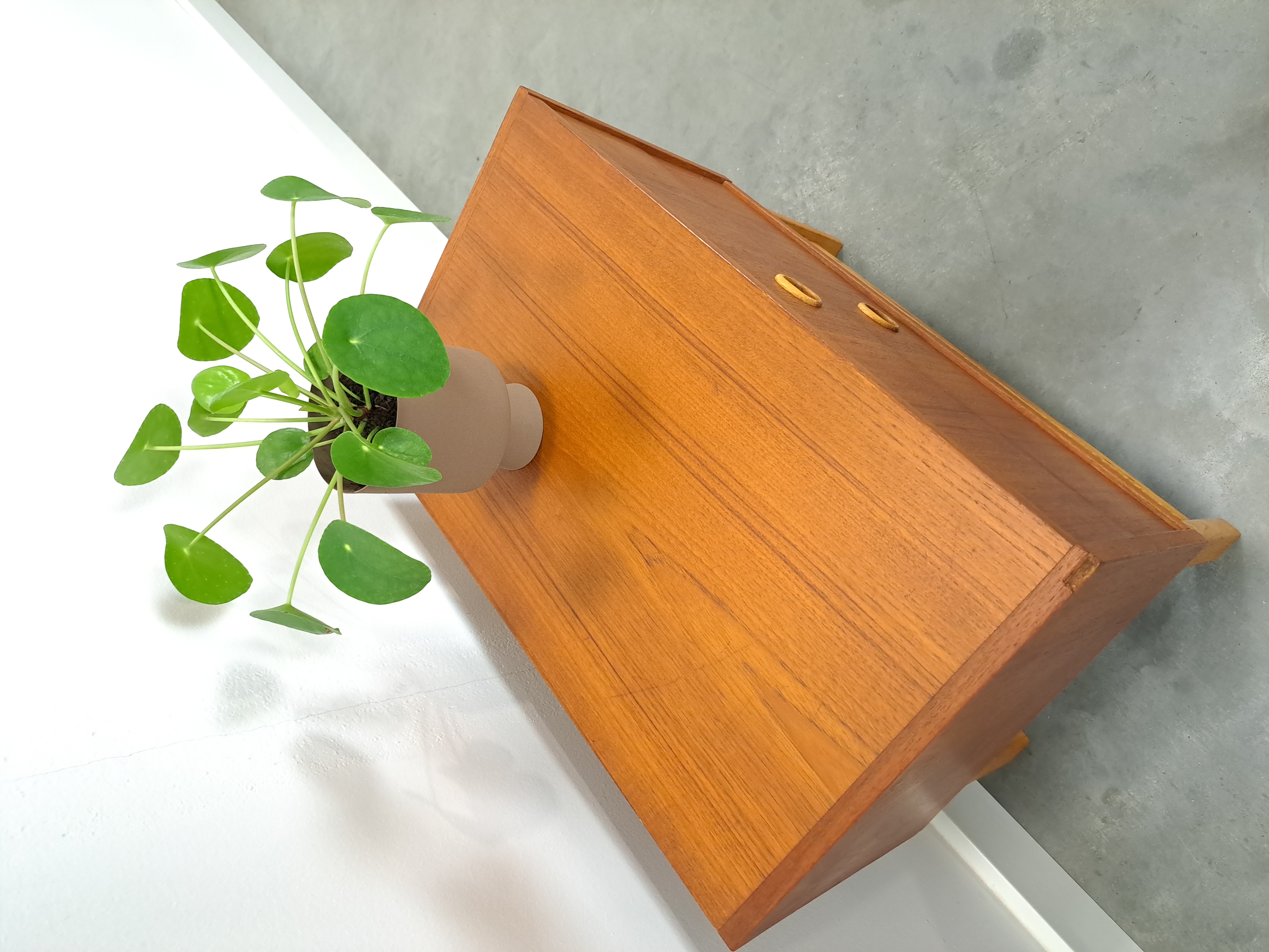 Klein Teak Ladekastje Uit Zweden image 9