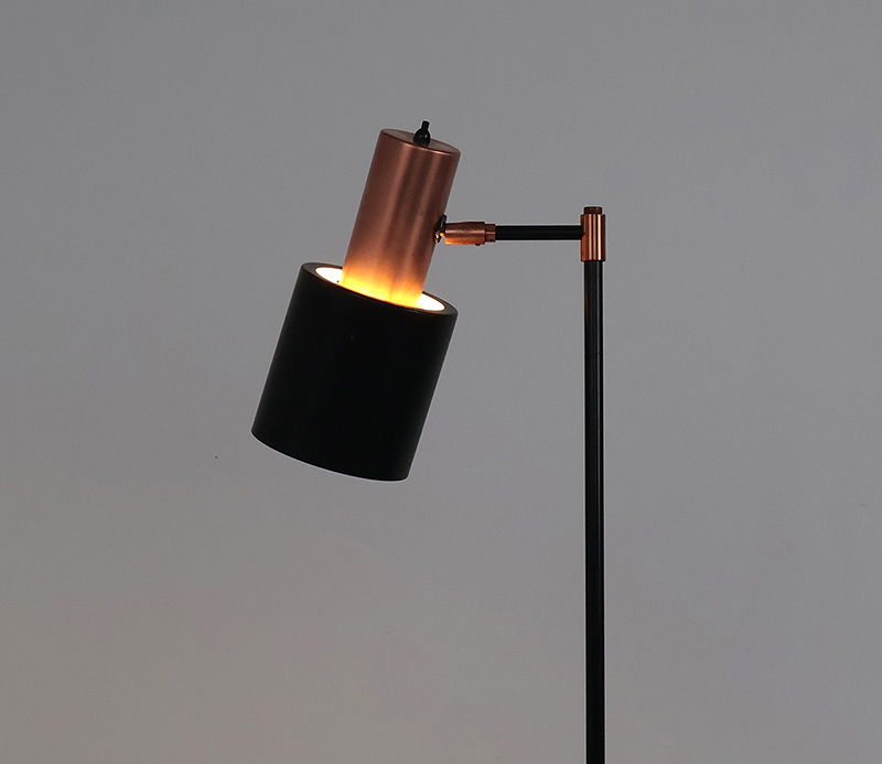 Fog En Morup Koperen Vloerlamp Studio, 1960s image 7