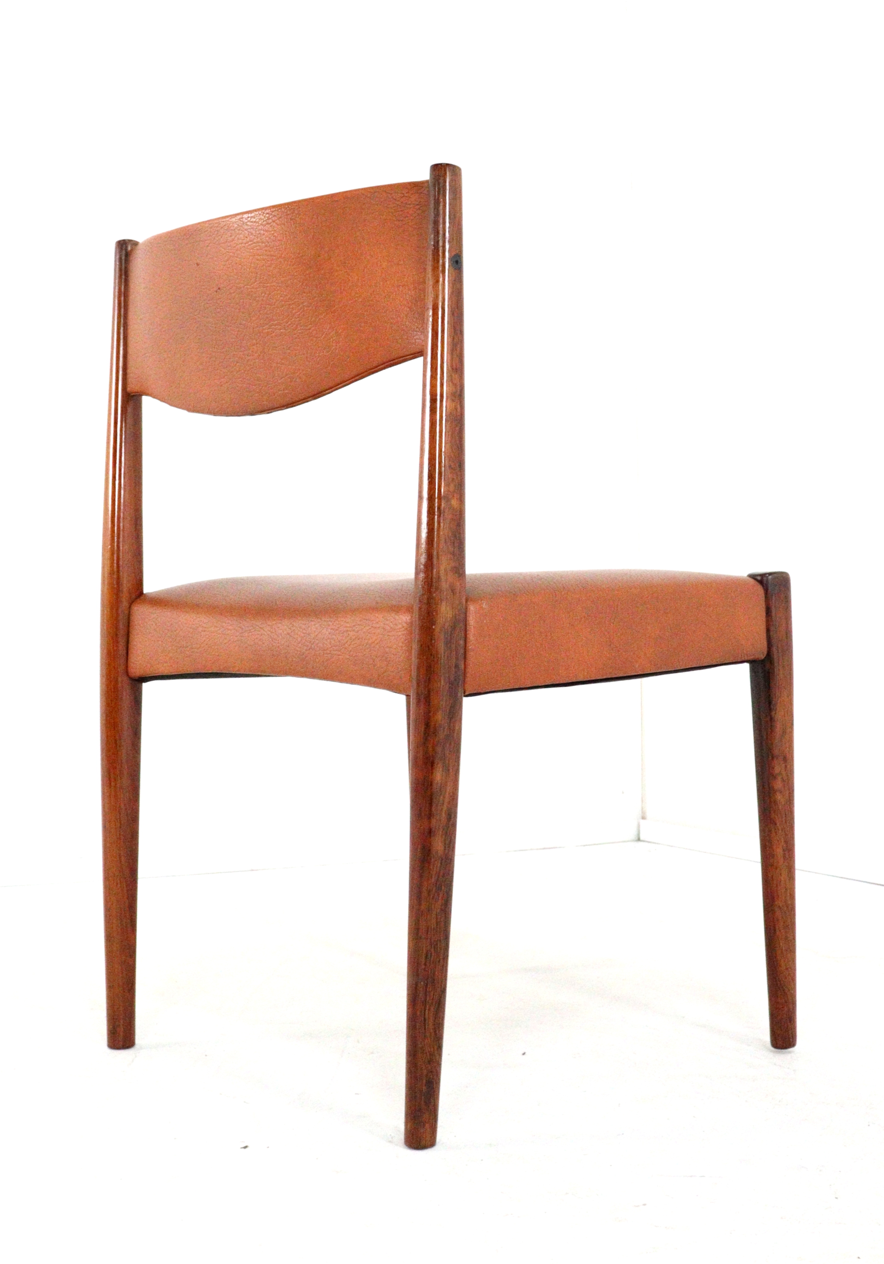 Set 6 Palissander Eetkamerstoelen Stoelen Vintage 'cellemuiden' image 13
