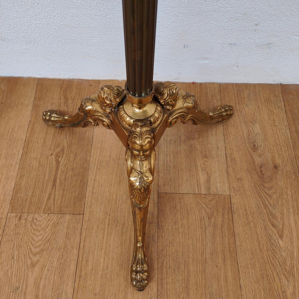 Goudkleurige Messing Kapstok, Hollywood Regency Hall Tree 5 image 11