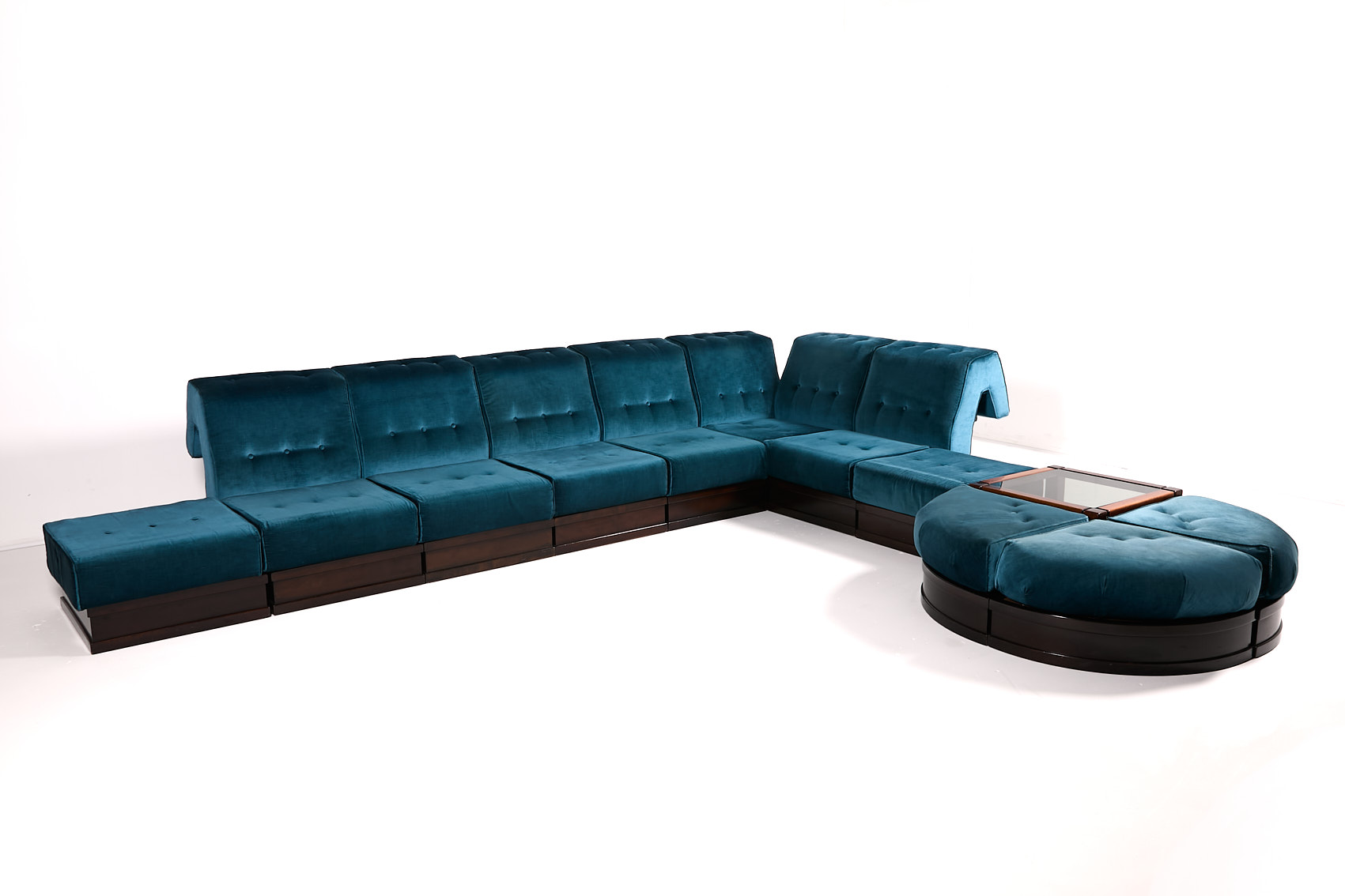 Luciano Frigerio ‘can Can’ Sectional Sofa, 1960’s Italy image 4