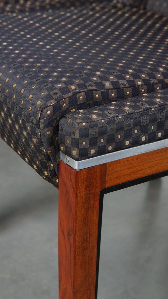 Prachtige Set Van 4 Niet Veel Voorkomende Art Deco Design Eetkamerstoelen Van Schuitema image 17