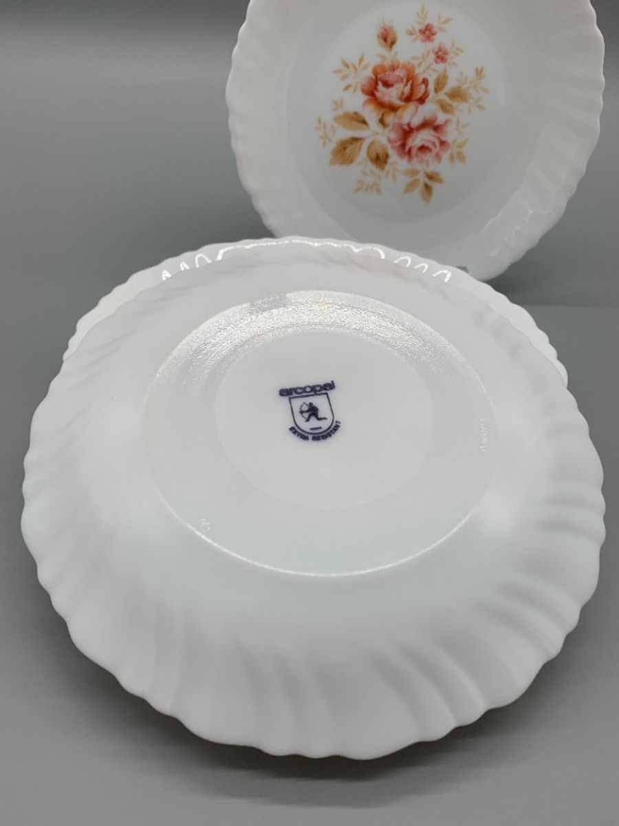 Set Arcopal Ontbijtbordjes Rose 8 Stuks image 2