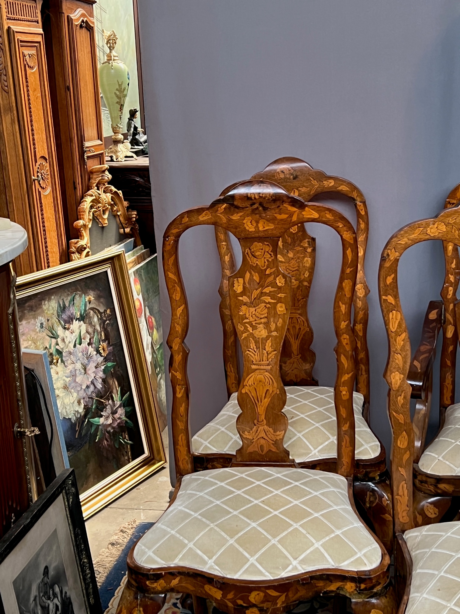 Set Van Twee Fauteuils En Zes Stoelen. image 4