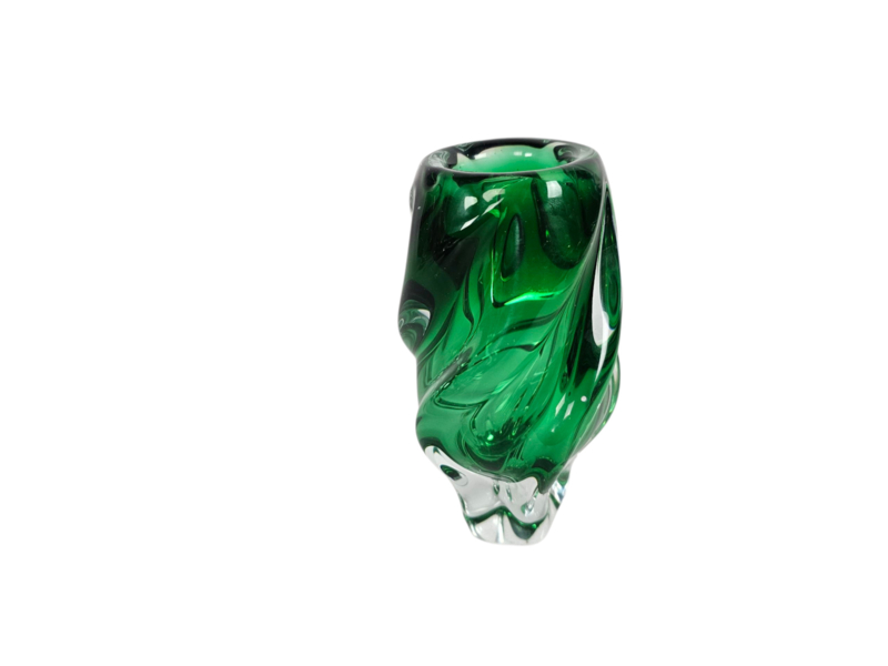Josef Hospodska - Tsjechië - Glasdesign - Twisted Vase - Chribska Glassworks - 60's image 5