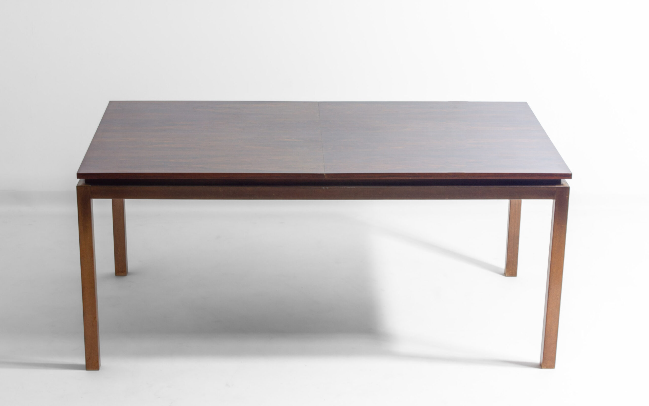 Mid-century Palissander Minimalistische Uittrekbare Eettafel Van Alfred Hendrickx, 1960 image 9