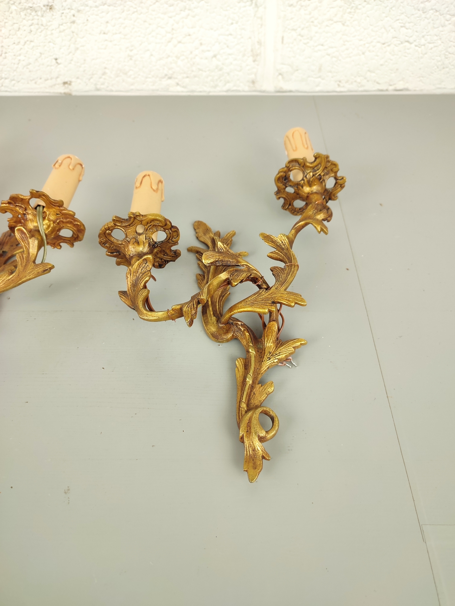 Duo Louis Xv Rococo Wandlampen image 9