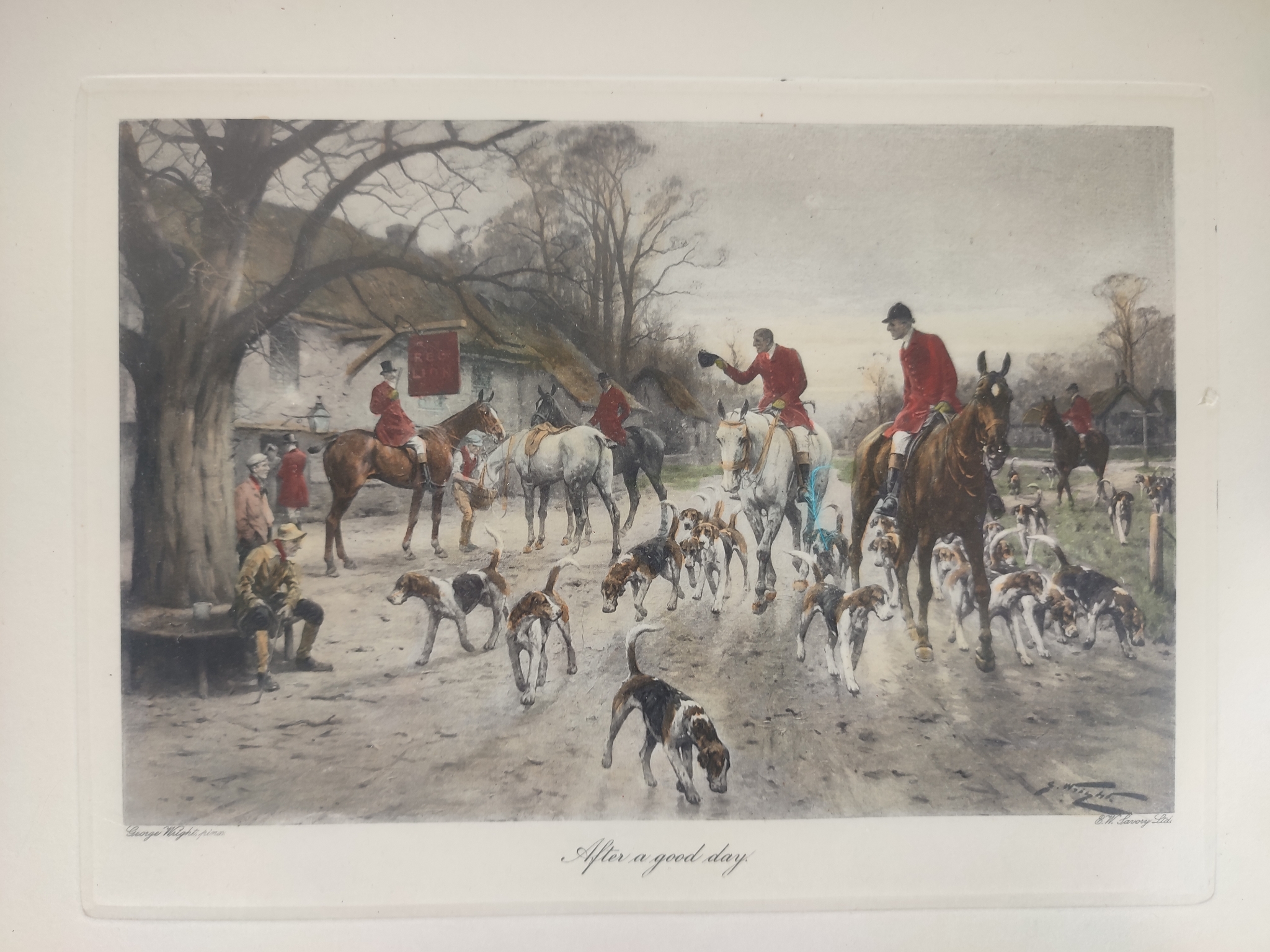 4 George Wright Litho'S 'De Vossenjacht' image 3