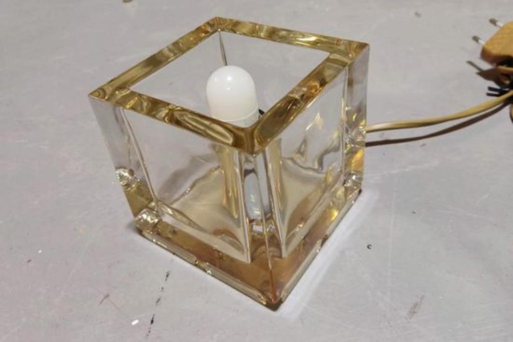 Vintage Design Ice Cube Tafellamp, Nachtmann Leuchten image 3