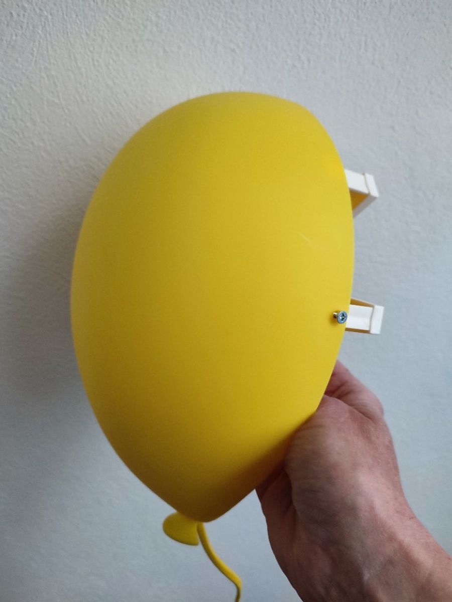 Vintage IKEA Drömminge Luchtballon Ballon Lamp Wandlamp Geel image 6
