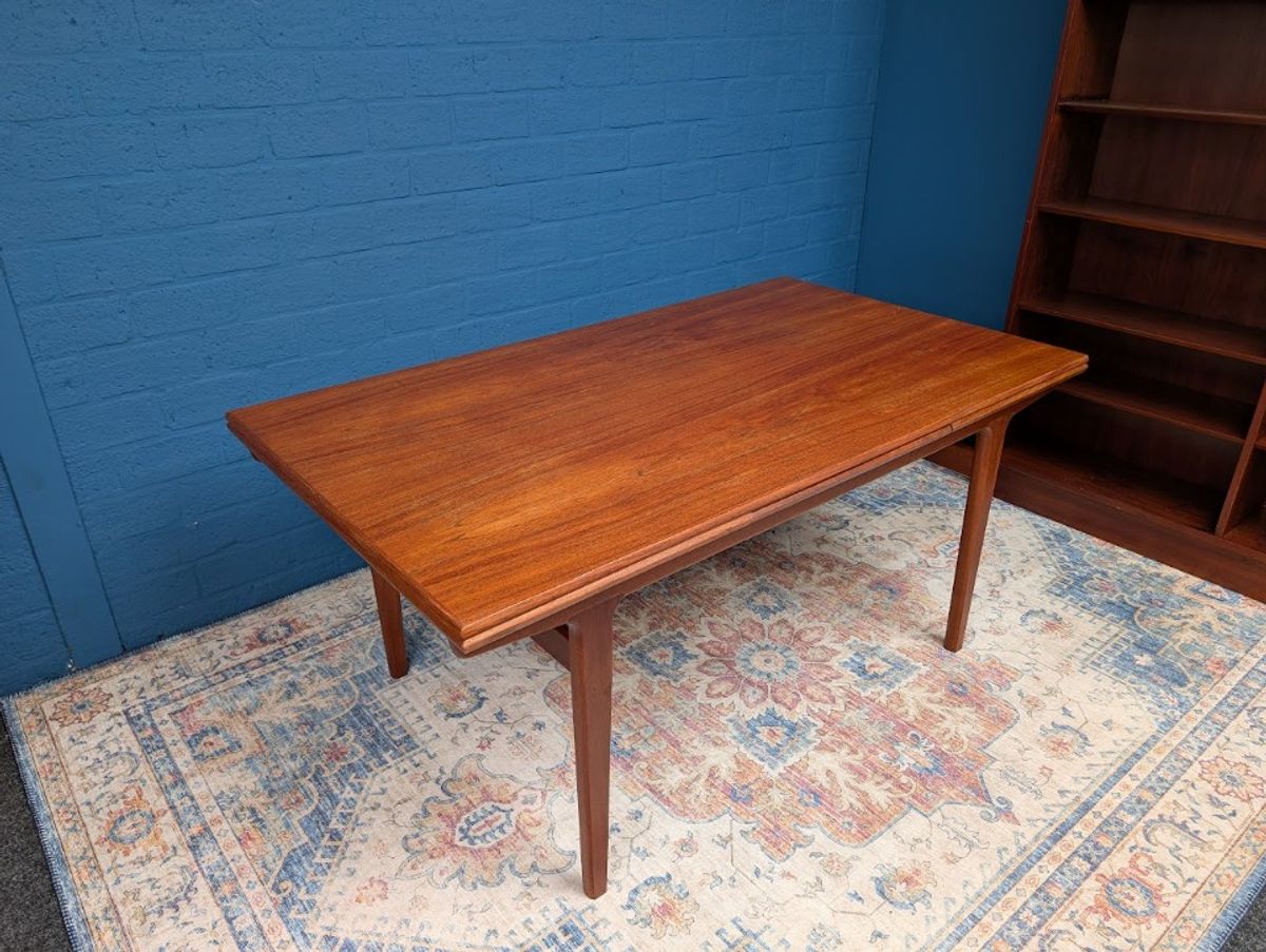 Vintage Verlengbare Eettafel, Deens Design Uit De Jaren 60 image 2