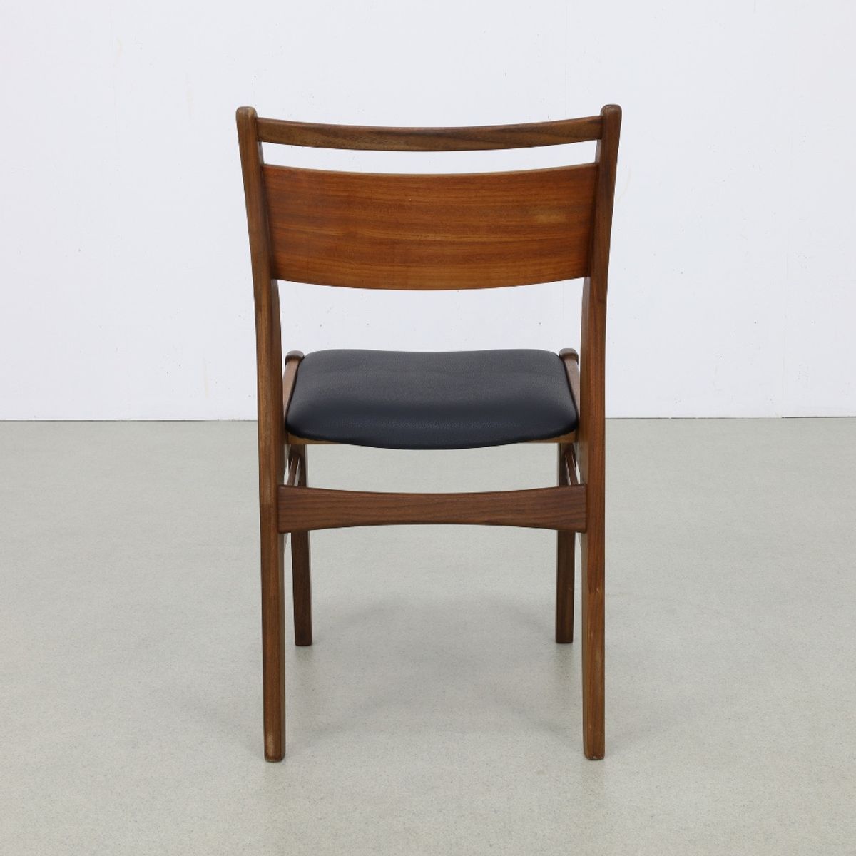 4x Vintage Eetkamerstoel Teak, 1960s Nieuw Bekleed image 9