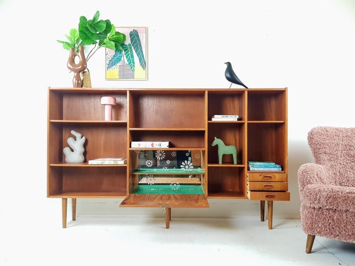 Vintage Grote Buffetkast | Highboard Teak Danish image 3
