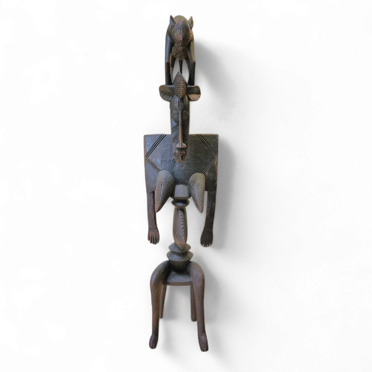 Wooden / Dogon / African Figure Sculpture / 1960s image 10