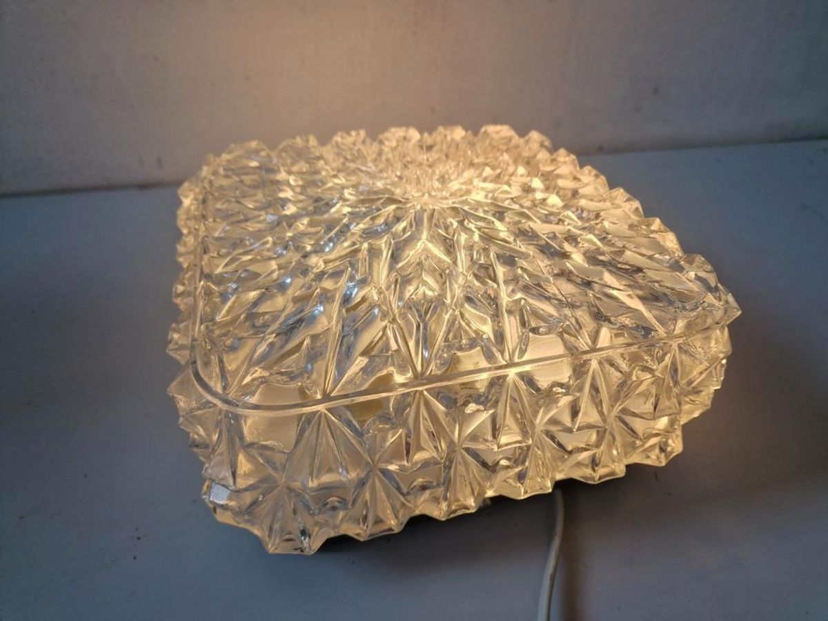 Vintage Glazen Plafond Lamp Design Glas. image 3