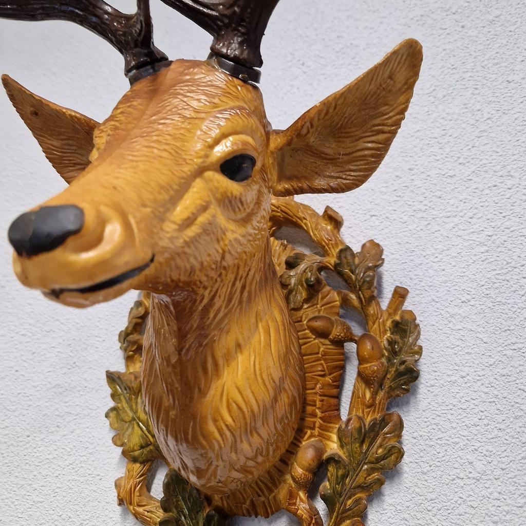 Vintage Hertenkop Gewei Kunststof Tirol Skihut Cafe Mancave image 5