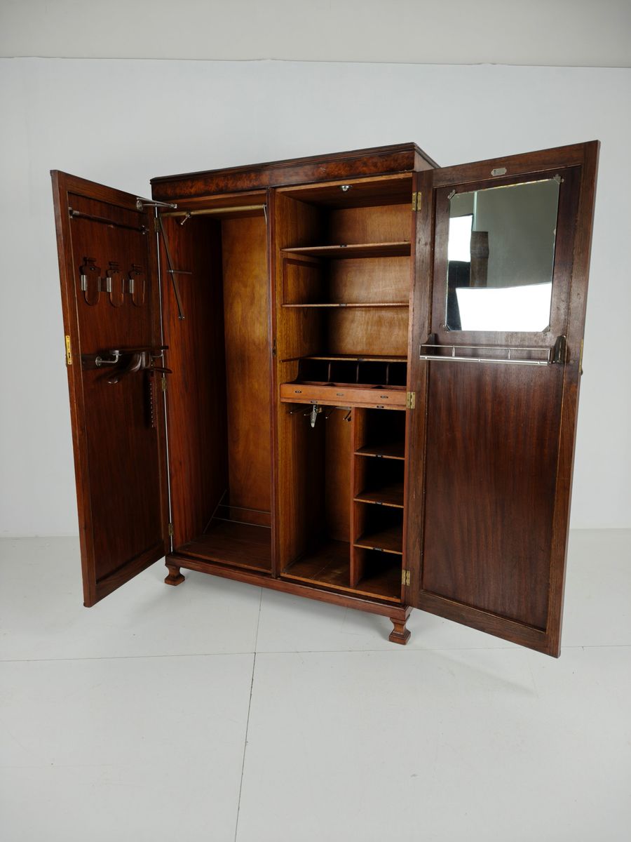 Prachtige Engelse Art Deco-kast Van Wortelnotenhout Van Waring & Gillow – Ca. 1900–1932 image 21