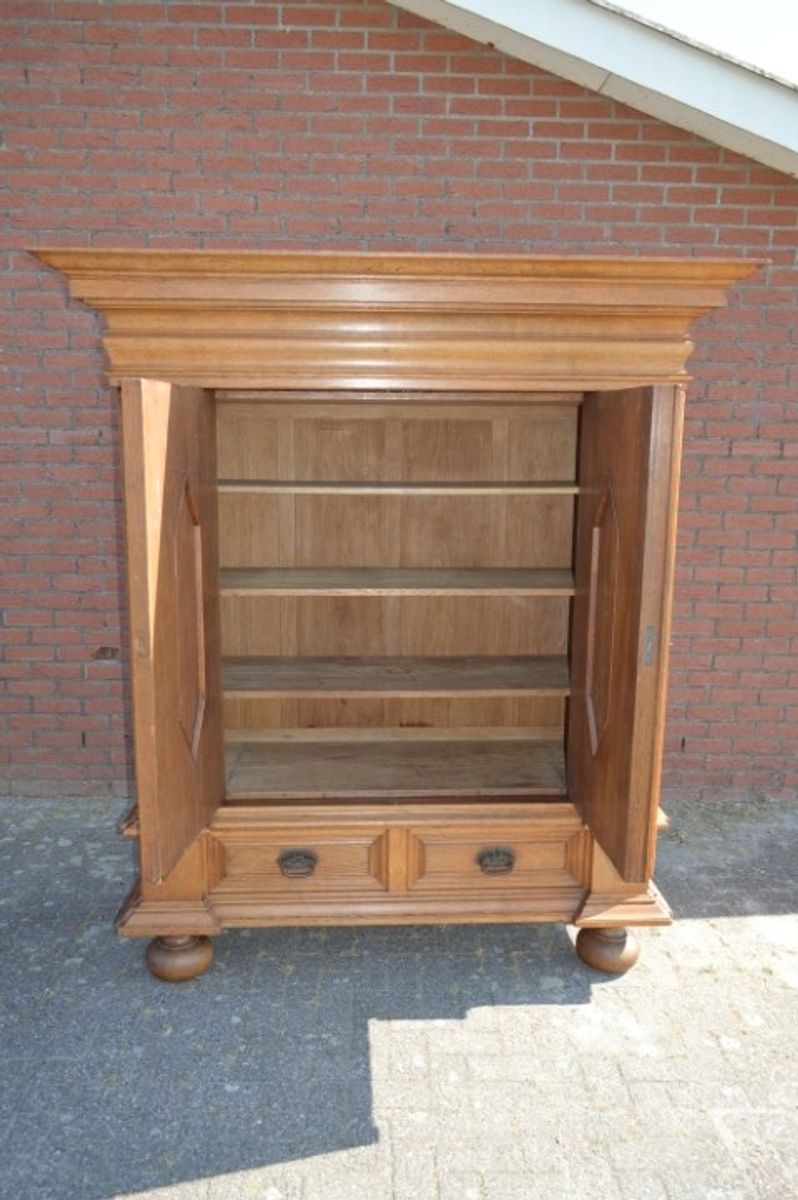 Robuuste Kast Grenen / Eiken 3 Delig image 8