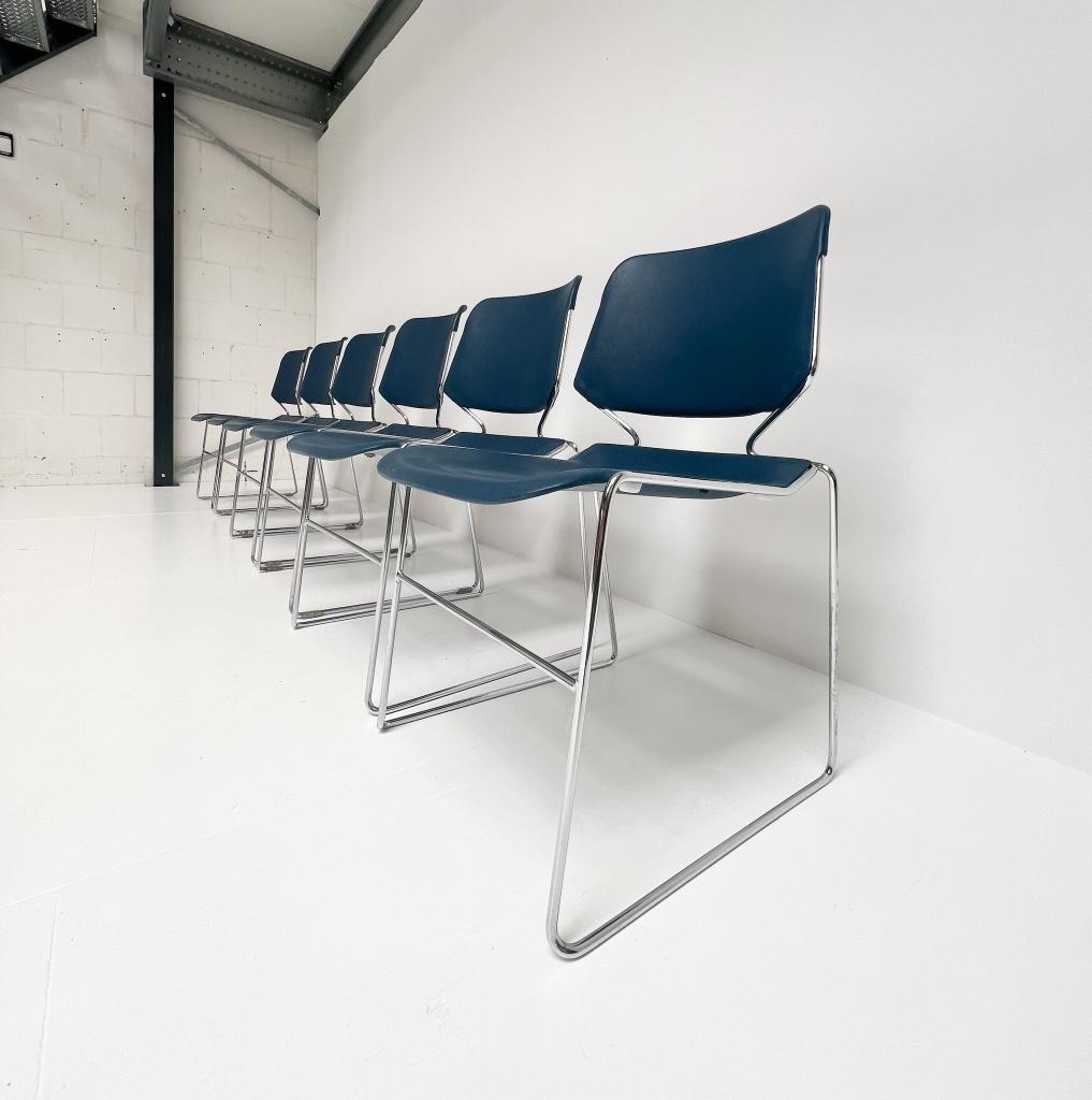 Stapelbare Matrix Krueger Stoel Van Thomas Tolleson, 1970's image 3