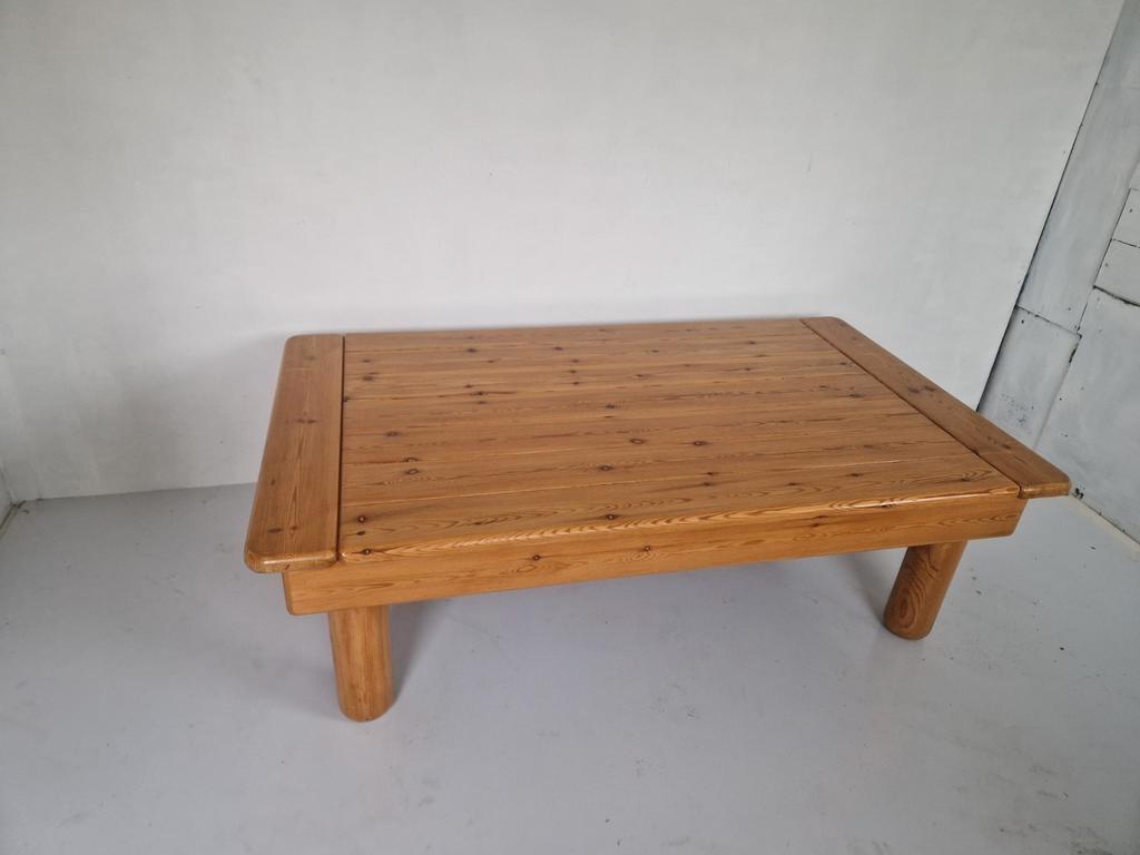 Japandi Stijl Vintage Zweedse Grenen Salon Tafel. image 3