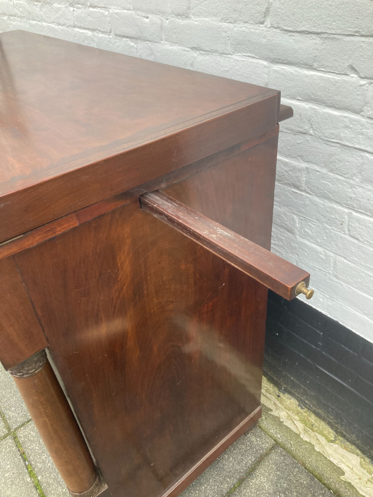 Antiek Mahonie Dressoir, En Opengeklapt Een Mooi Antiek Klapbufet image 4