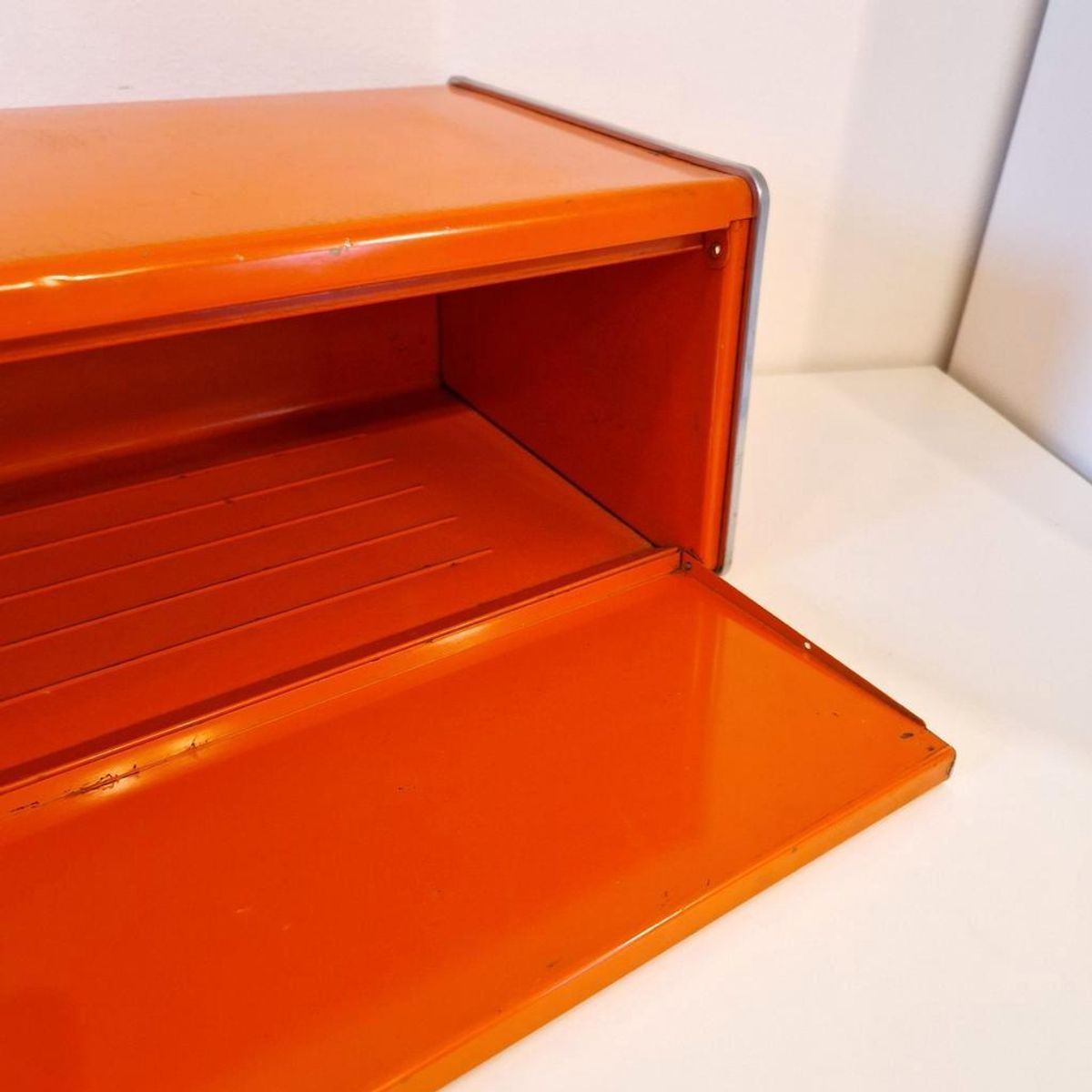 Oranje Brabantia Broodtrommel Vintage Broodbak Kastje image 4