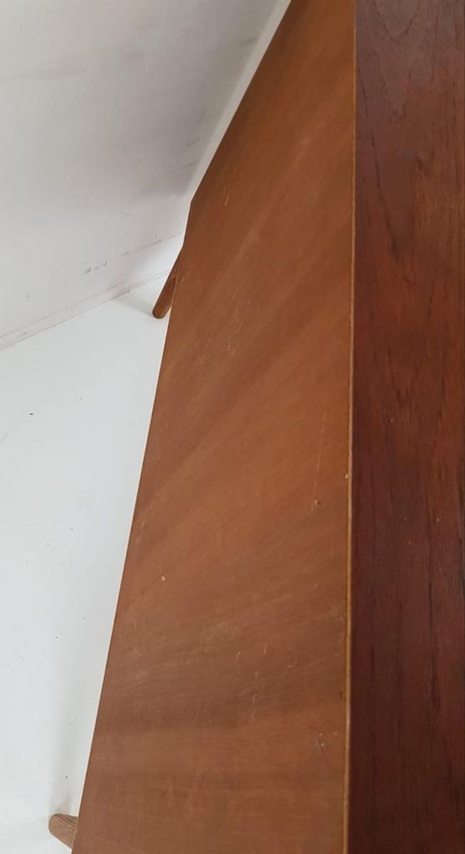 Vintage Deens Vakken Kastje Boeken Teak Hout Fineer image 8