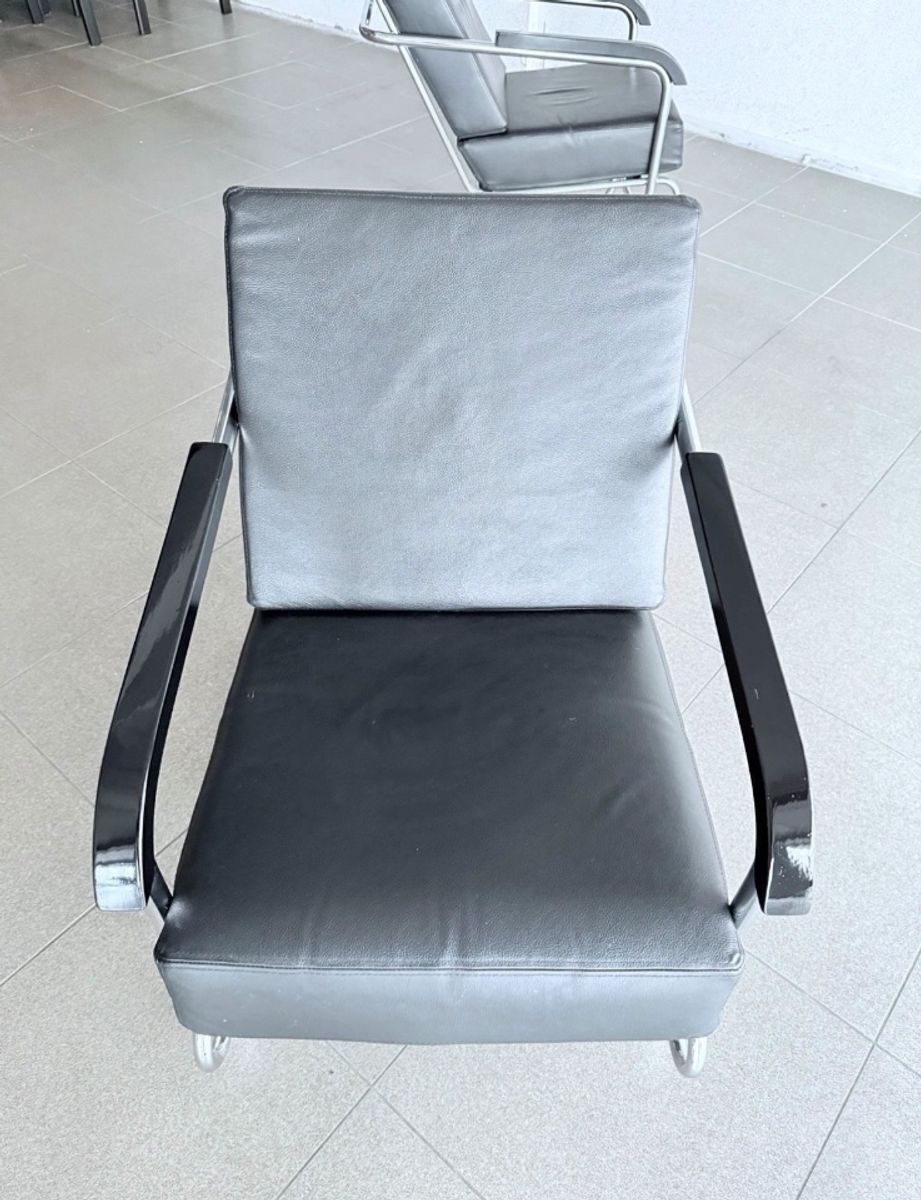 2x Vintage Lounge Chair By Enrico Prampolini For Cova Milano image 14