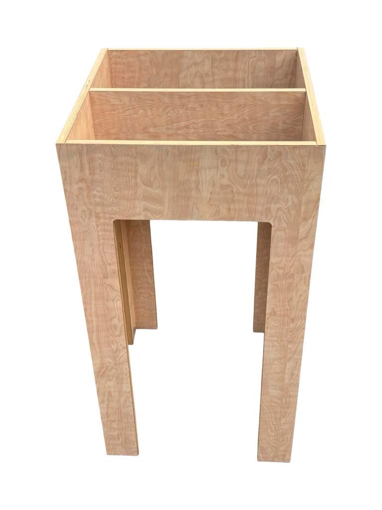 Houten Tafel Opbergmeubek Lp Cd Boelen - Uniek Design image 7
