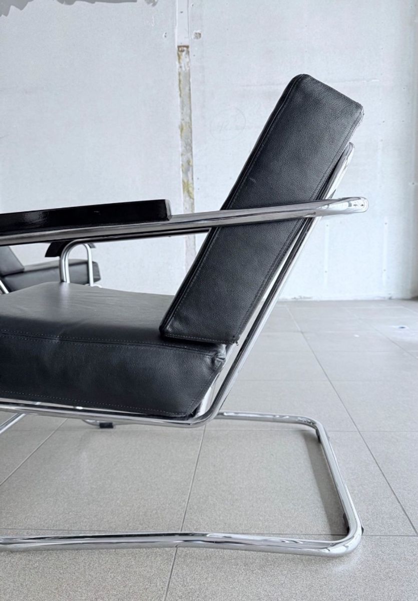 2x Vintage Lounge Chair By Enrico Prampolini For Cova Milano image 13