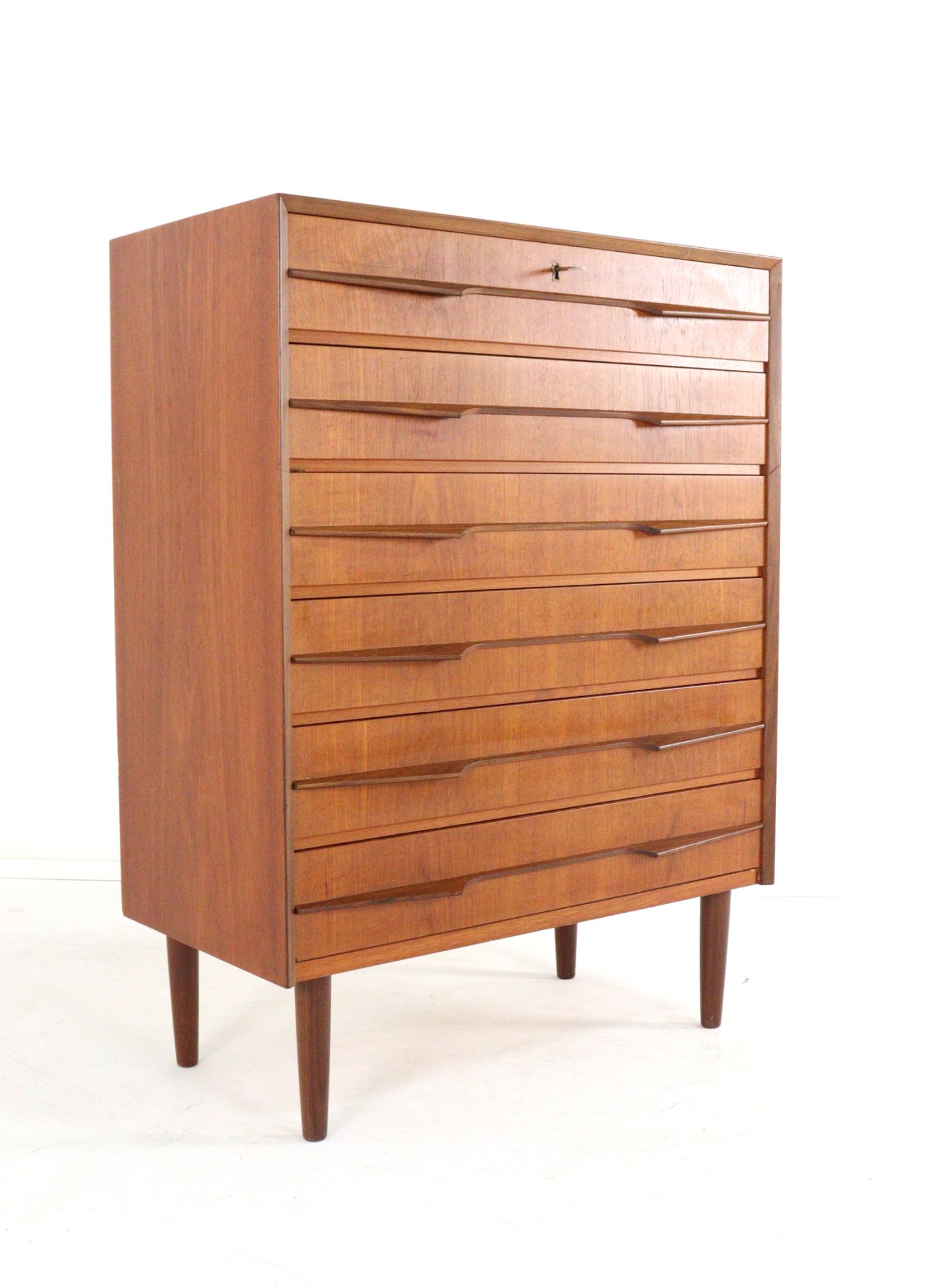 Vintage Hoge Ladekast 'olsted' Deens Design image 5