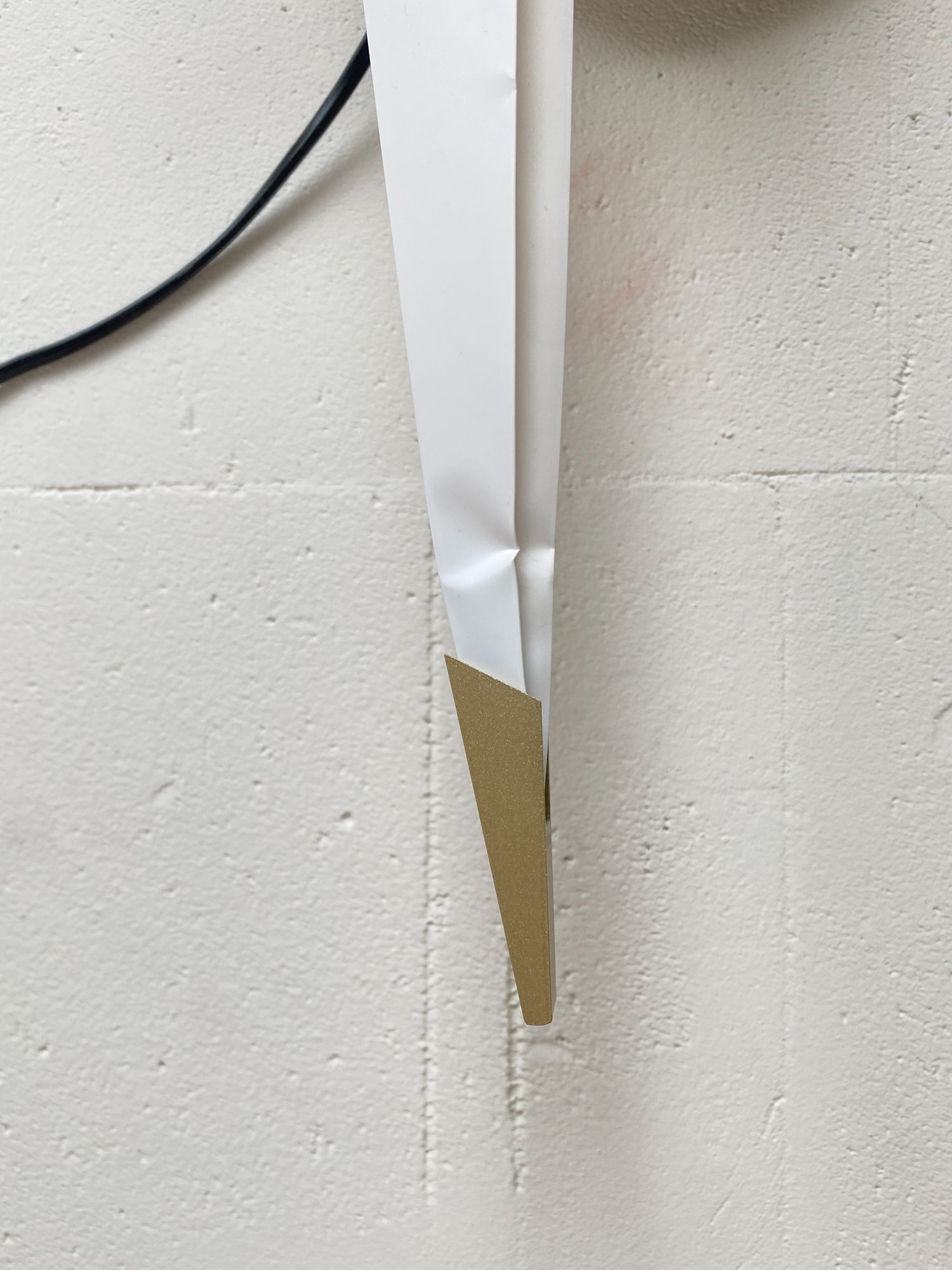 Moooi Perch Light Wandlamp Led Met Stekker Large Messing/wit image 5